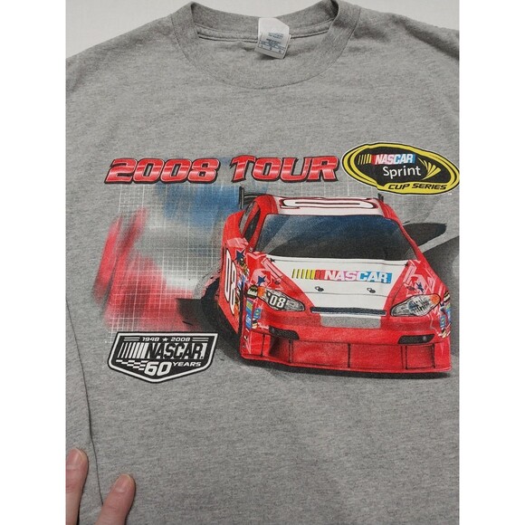 2008 Nascar Sprint Cup Series Tour Longsleeve Shirt Size Large - Picture 1 of 15